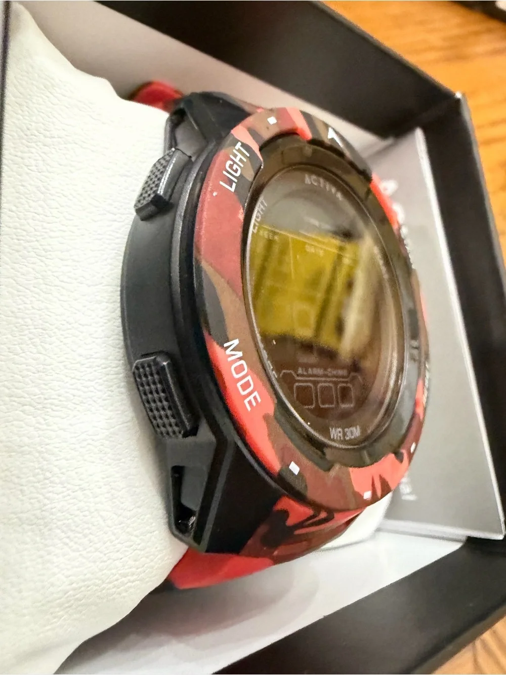 Invicta Ranger Red Camouflage Digital Sport Watch